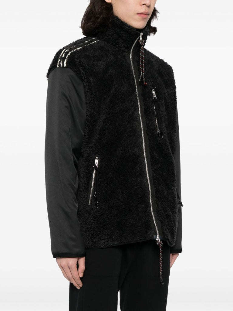 Black X Song for the Mute Panelled Fleece Jacket