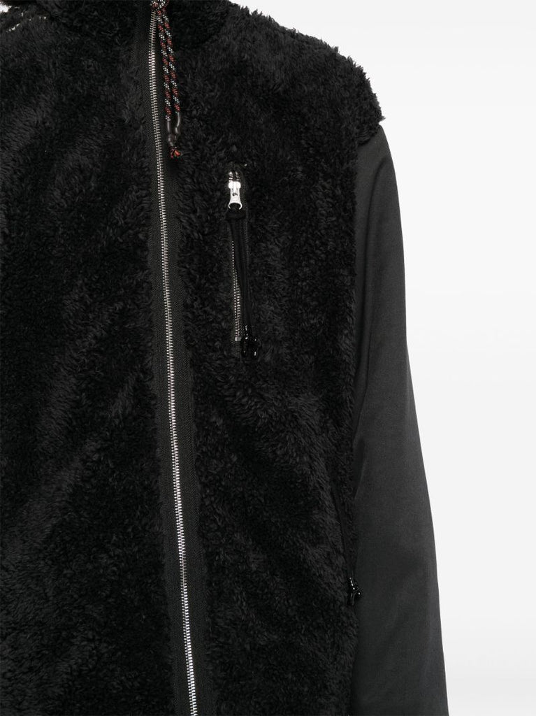 Black X Song for the Mute Panelled Fleece Jacket