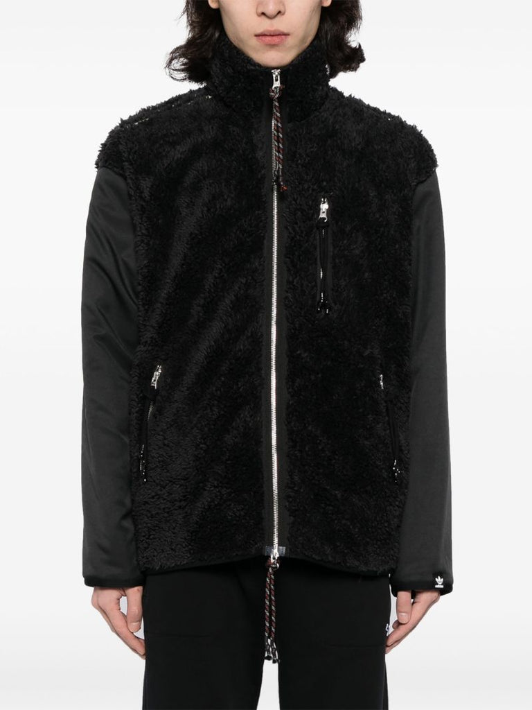 Black X Song for the Mute Panelled Fleece Jacket