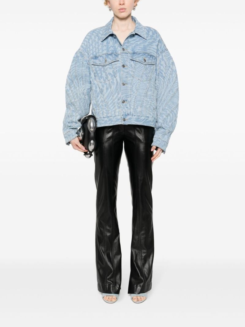 Blue Star-print Denim Jacket