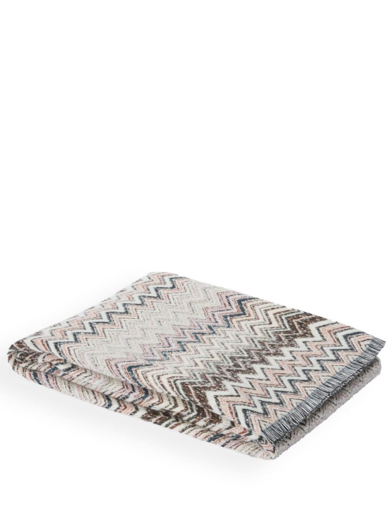 Multicolour Forest Zigzag Throw