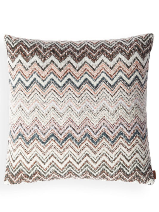 Multicolour Forest Zigzag Cushion