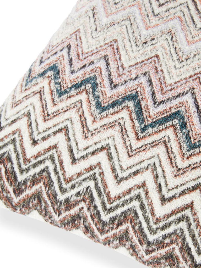 Multicolour Forest Zigzag Cushion