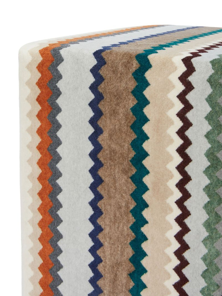 Multicolour Dune Zigzag Pouf