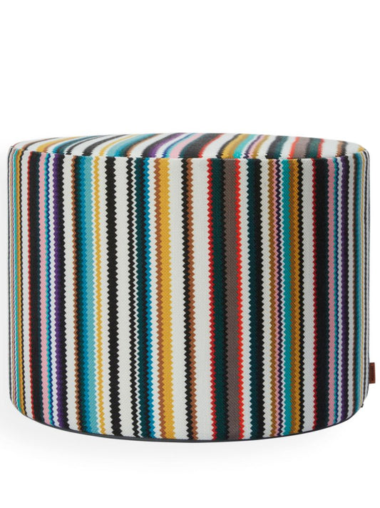 White Shanghai Outdoor Pouf