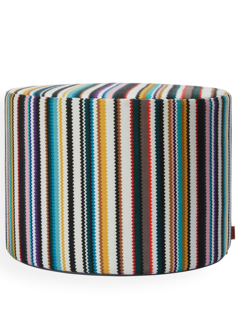 White Shanghai Outdoor Pouf