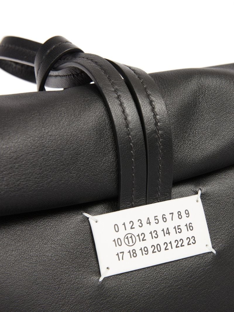 Black Leather Clutch Bag
