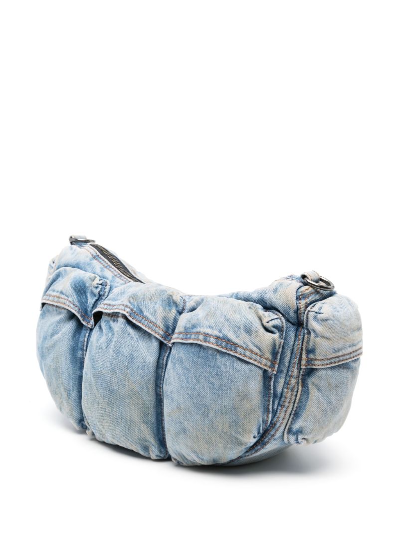 Blue Travel 3000 Denim Shoulder Bag