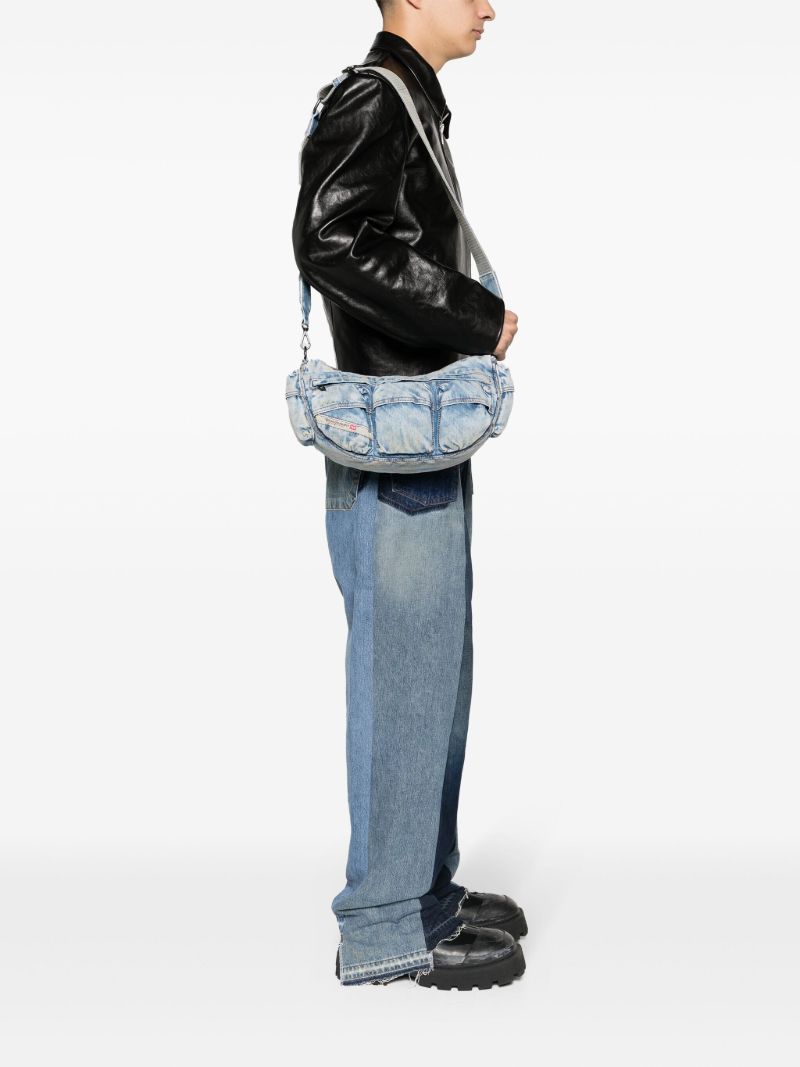 Blue Travel 3000 Denim Shoulder Bag