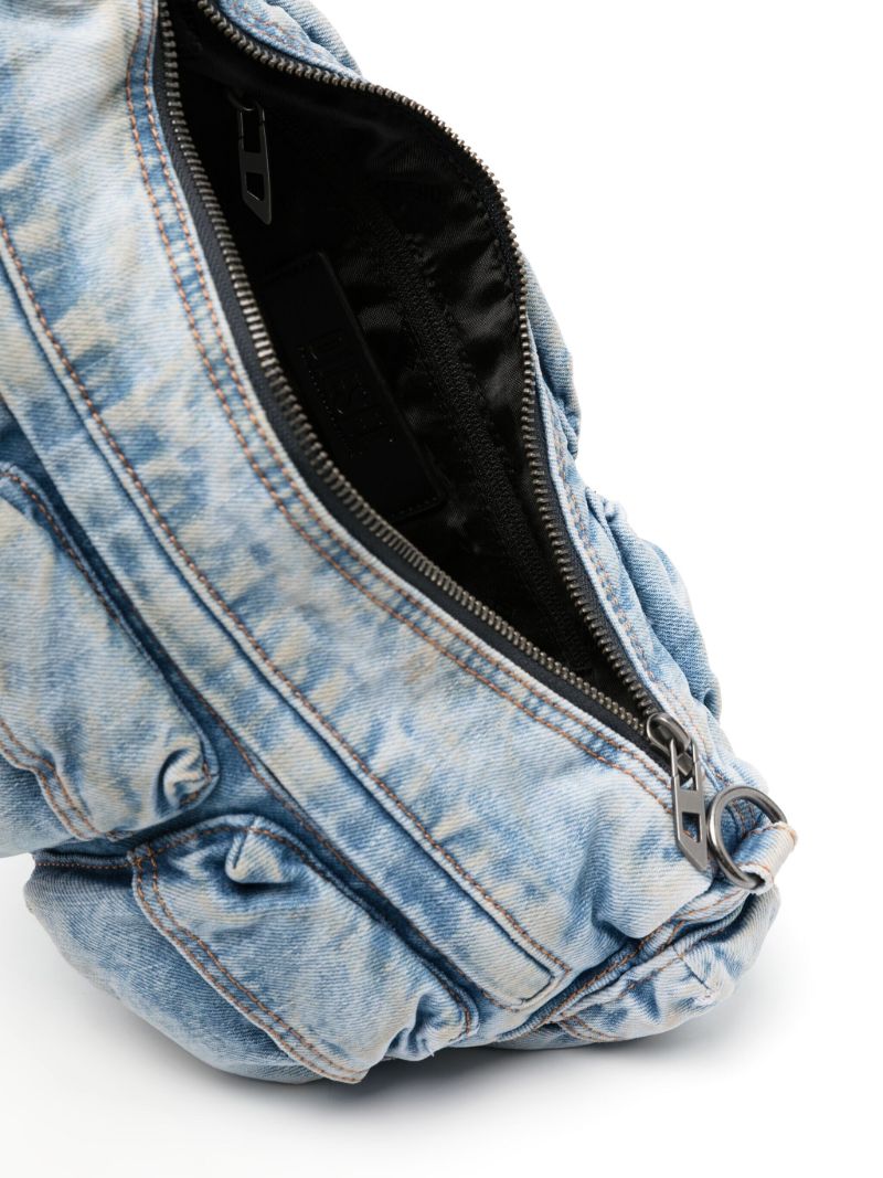 Blue Travel 3000 Denim Shoulder Bag