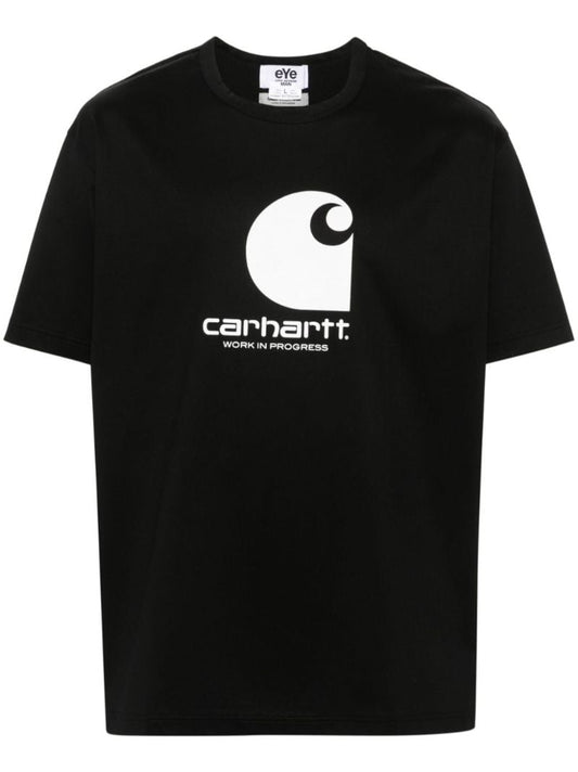X Carhartt Black Logo-print Cotton T-shirt