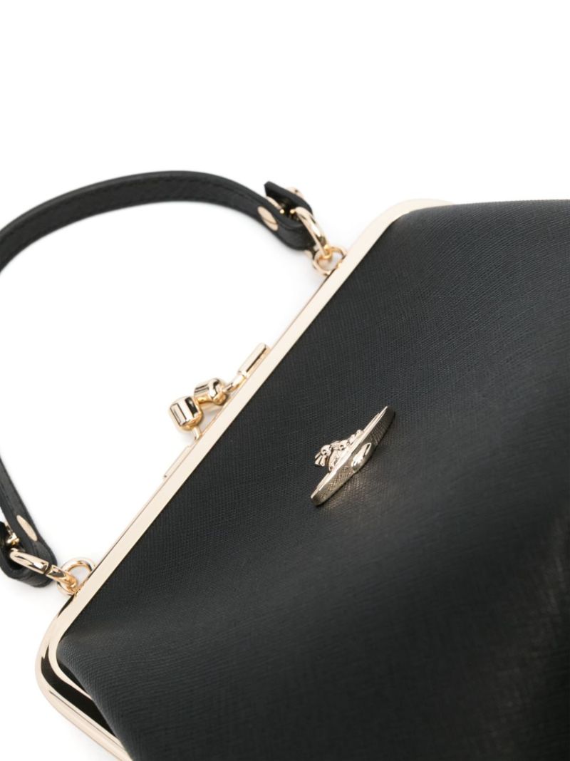 Black Granny Frame Mini Bag