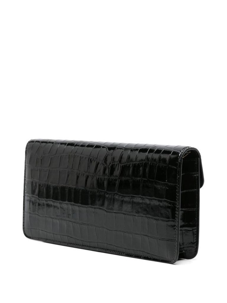 Black Whitney Leather Cross Body Bag