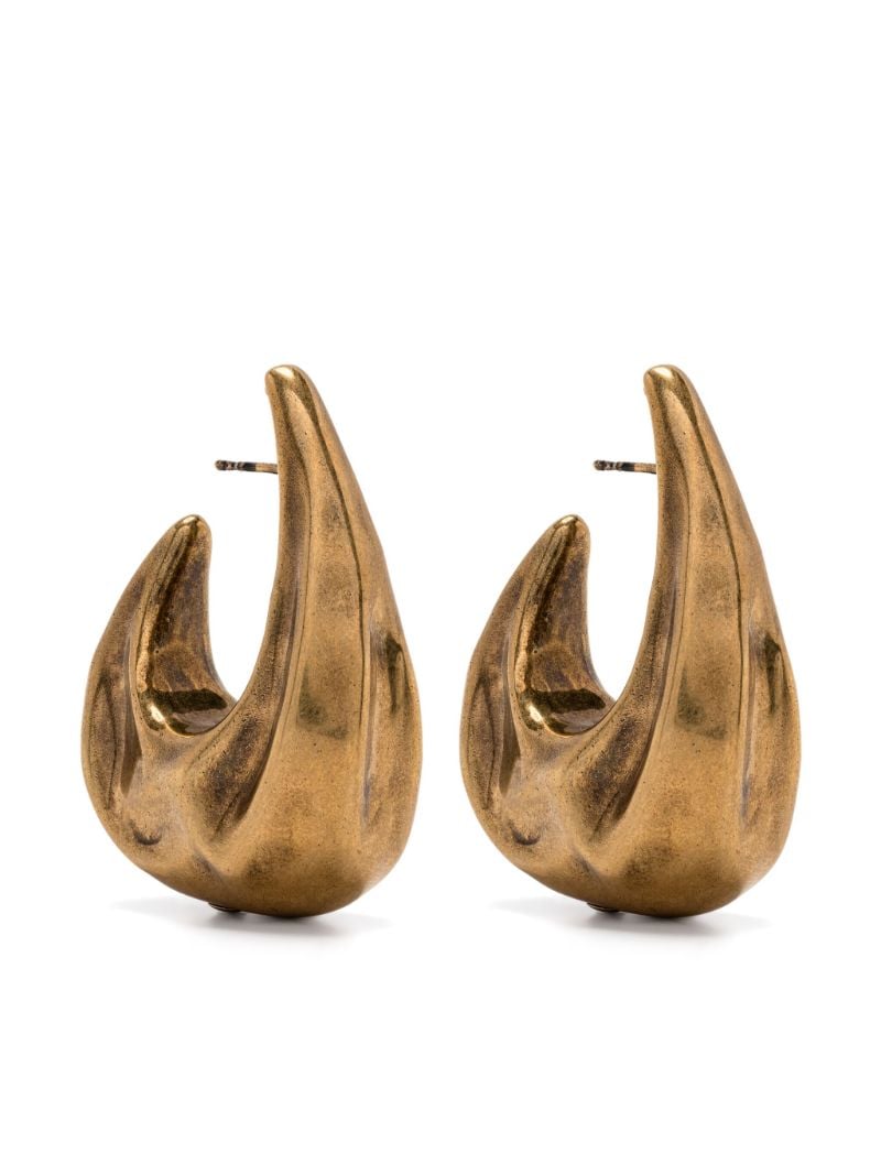 Gold-plated the Olivia Hoop Earrings