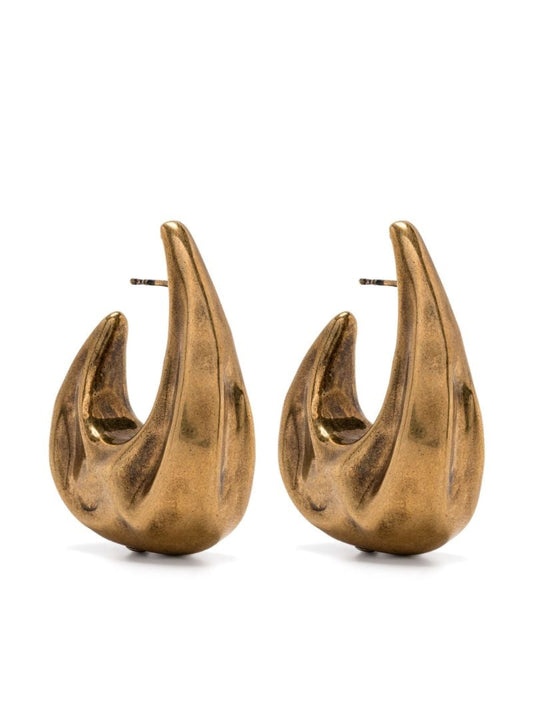 Gold-plated the Olivia Hoop Earrings