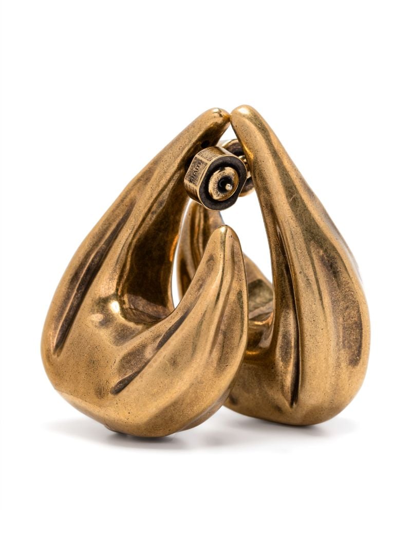 Gold-plated the Olivia Hoop Earrings