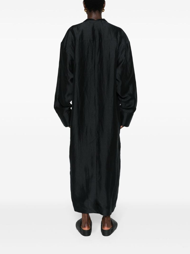 Black Rhys Belted Maxi Dress