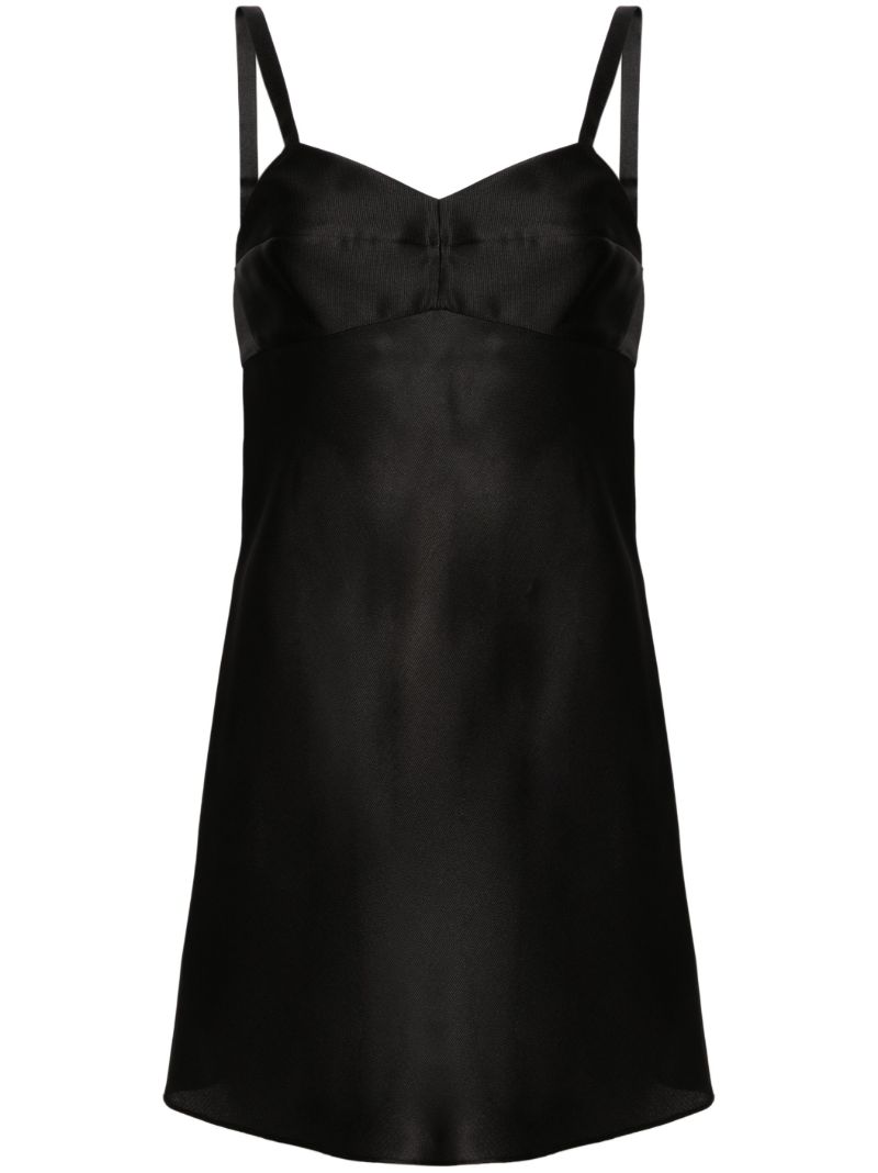 Black the Eli Silk Mini Dress