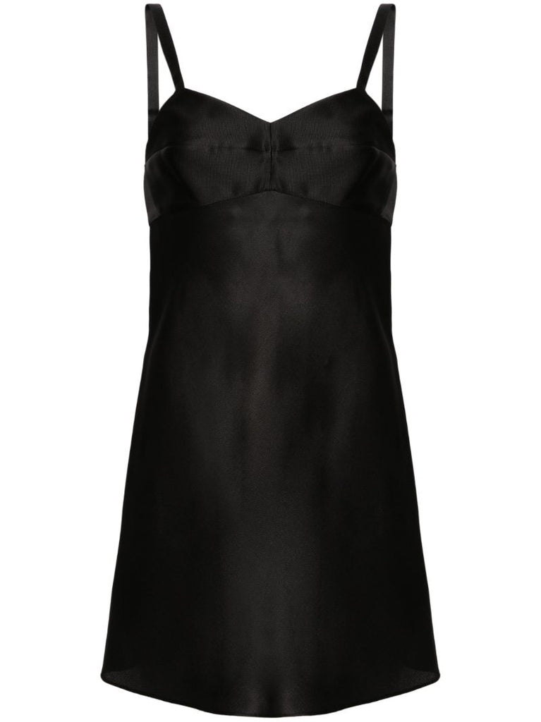 Black the Eli Silk Mini Dress