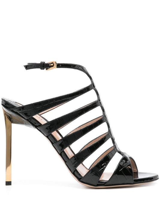 Black Carine 105mm Sandals