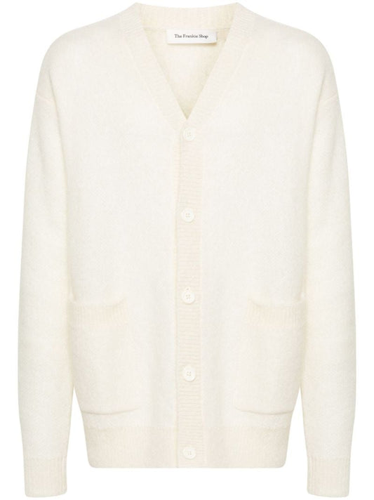 Neutral Lucas V-neck Cardigan