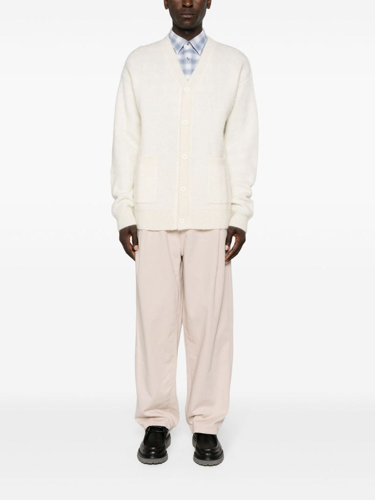 Neutral Lucas V-neck Cardigan