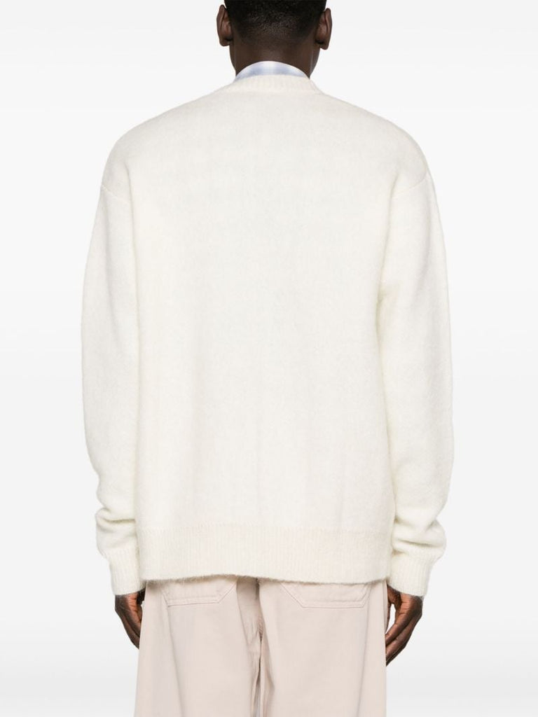 Neutral Lucas V-neck Cardigan