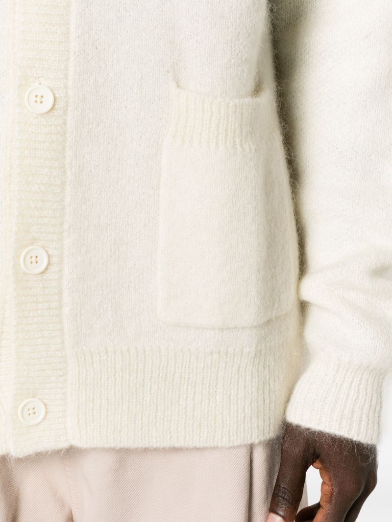 Neutral Lucas V-neck Cardigan