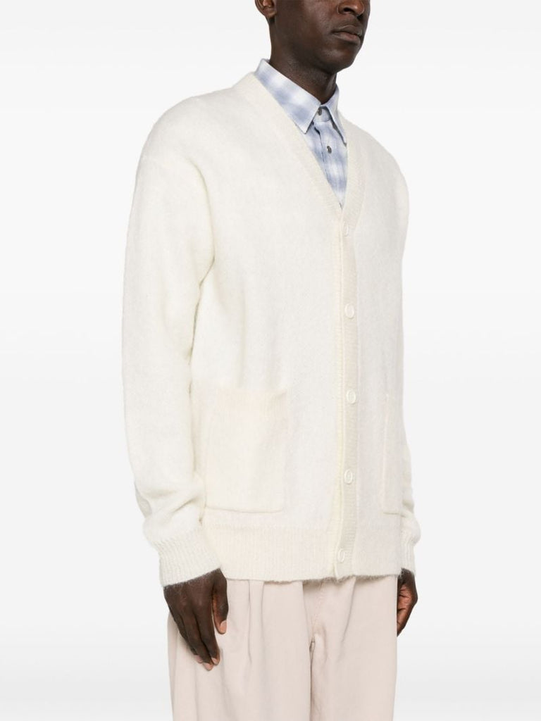 Neutral Lucas V-neck Cardigan