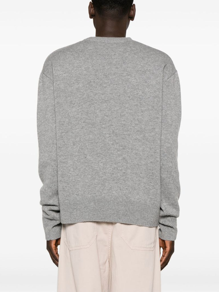 Grey Quinton Merino-wool Sweater