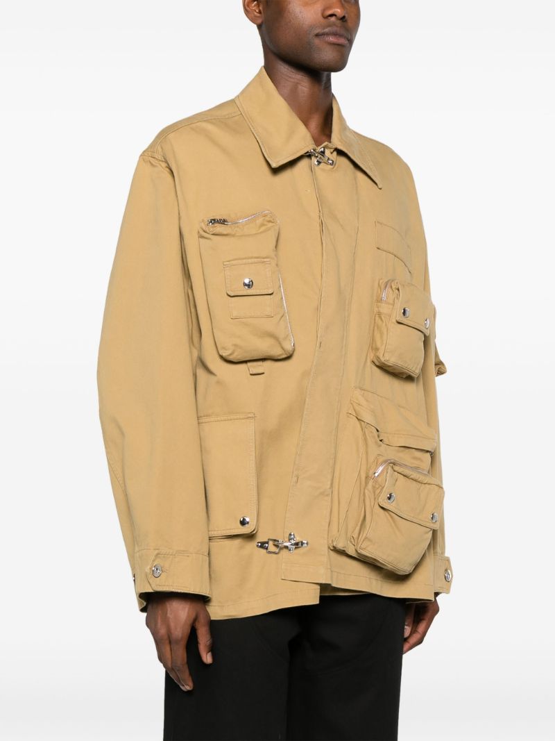 X Future Neutral Asymmetrical Cargo Jacket
