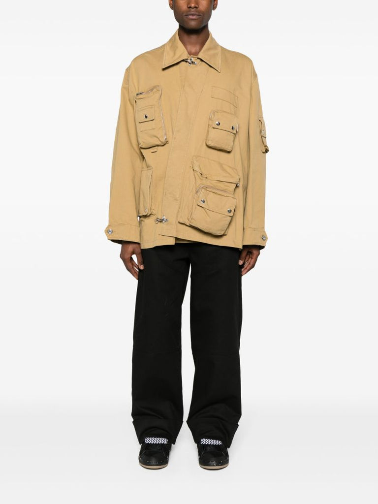 X Future Neutral Asymmetrical Cargo Jacket