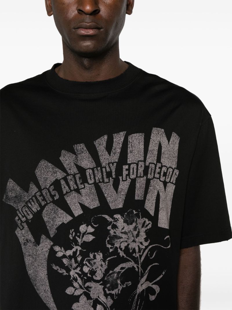 X Future Black Graphic-print T-shirt
