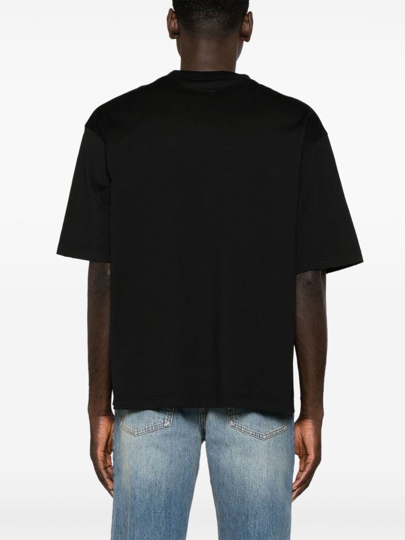 X Future Black Graphic-print T-shirt