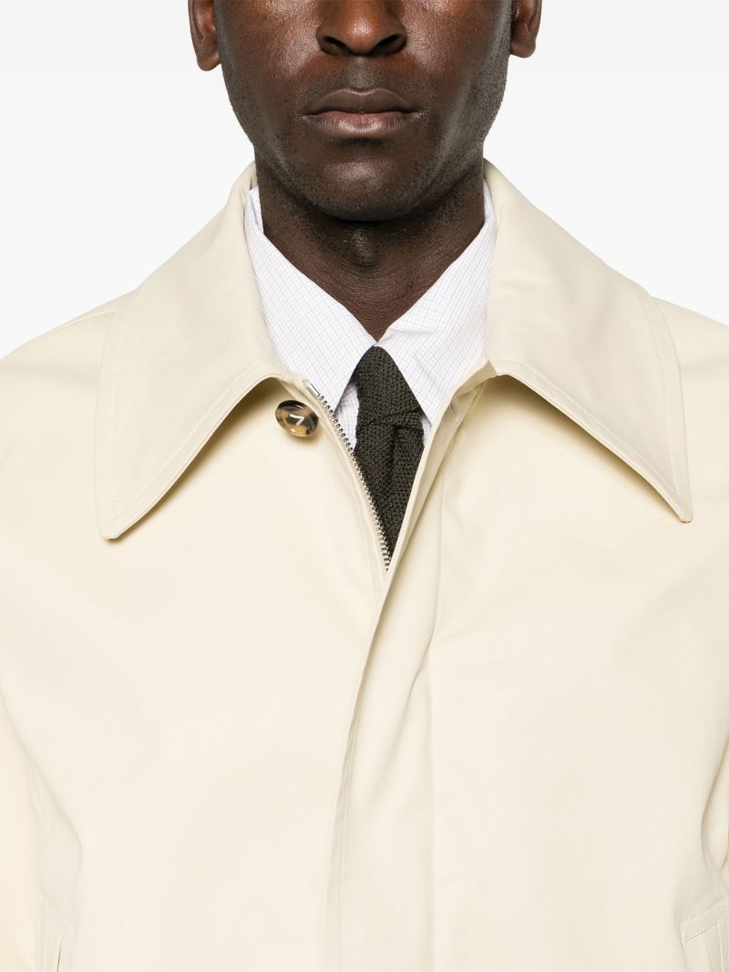 Neutral Lightweight Canvas Shirt Jacket
