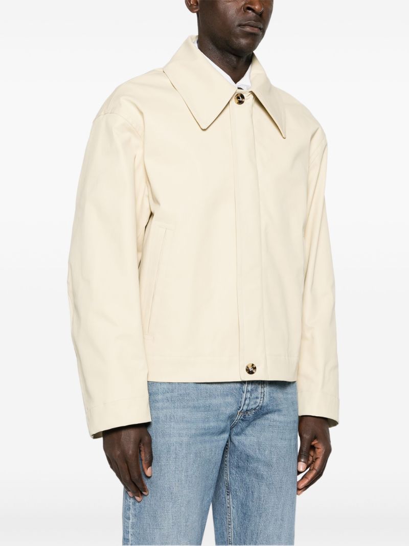 Neutral Lightweight Canvas Shirt Jacket