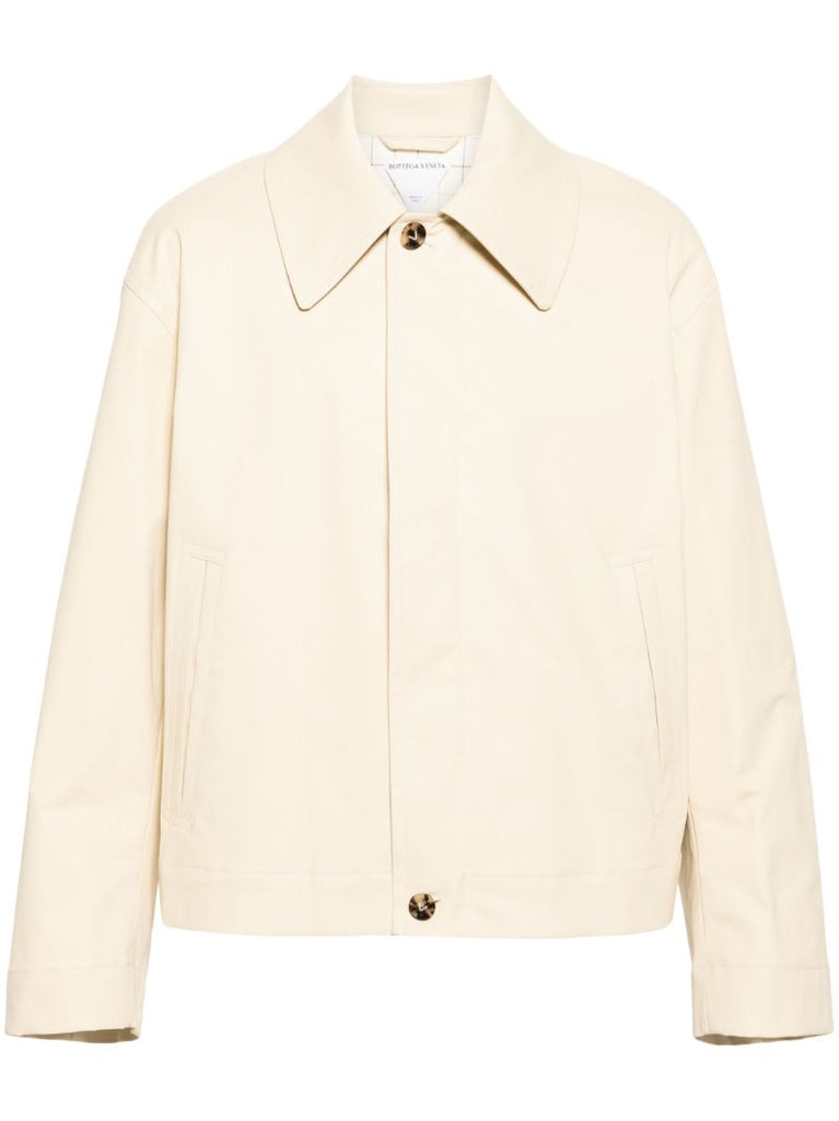 Neutral Lightweight Canvas Shirt Jacket