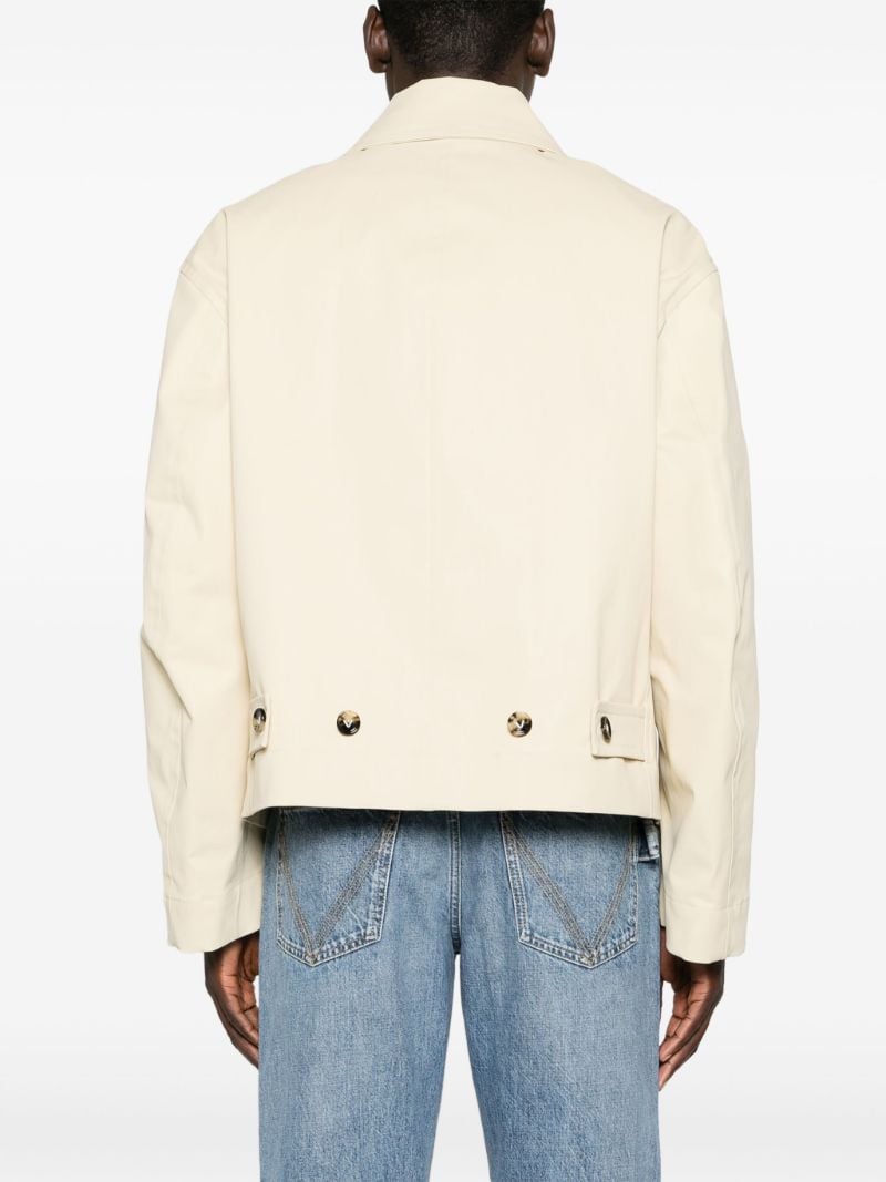 Neutral Lightweight Canvas Shirt Jacket
