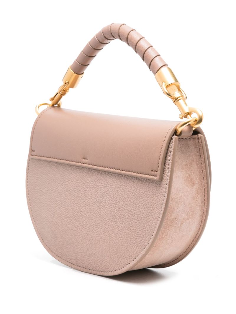 Pink Marcie Leather Tote Bag