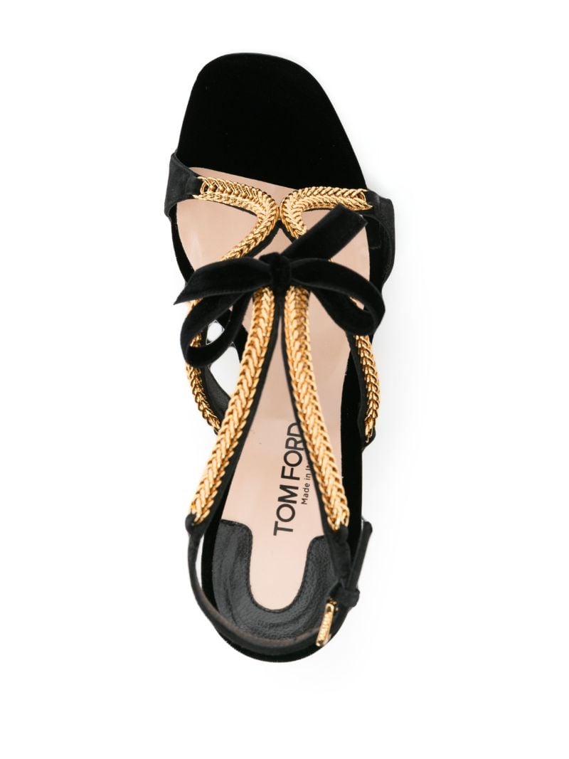 Black Paradiso 105mm Stiletto Sandals