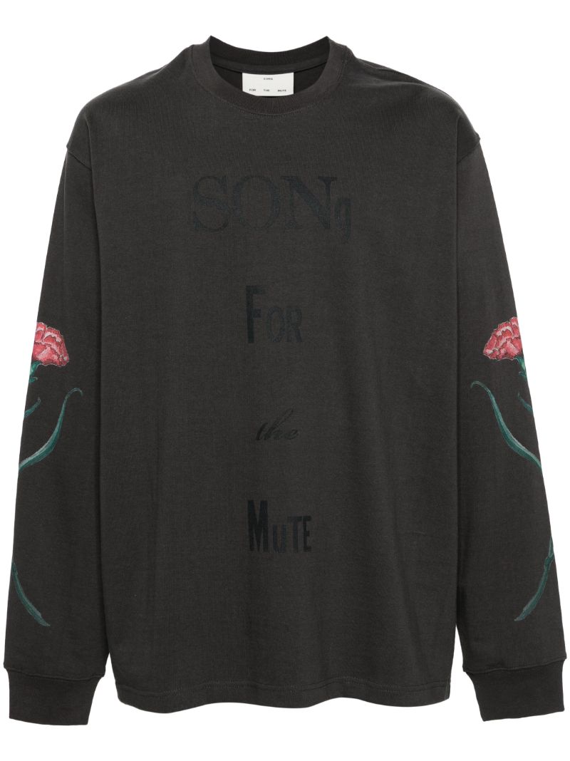 Black Sftm Cotton Sweatshirt