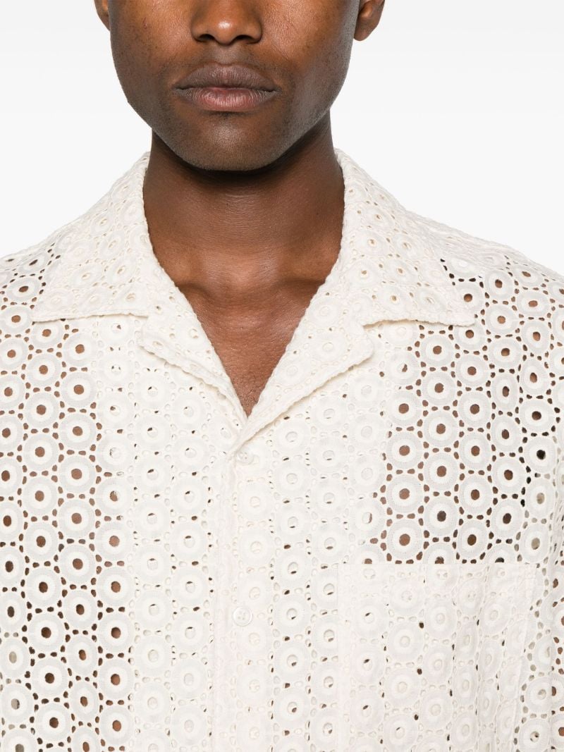 Neutral Landon Broderie-anglaise Shirt