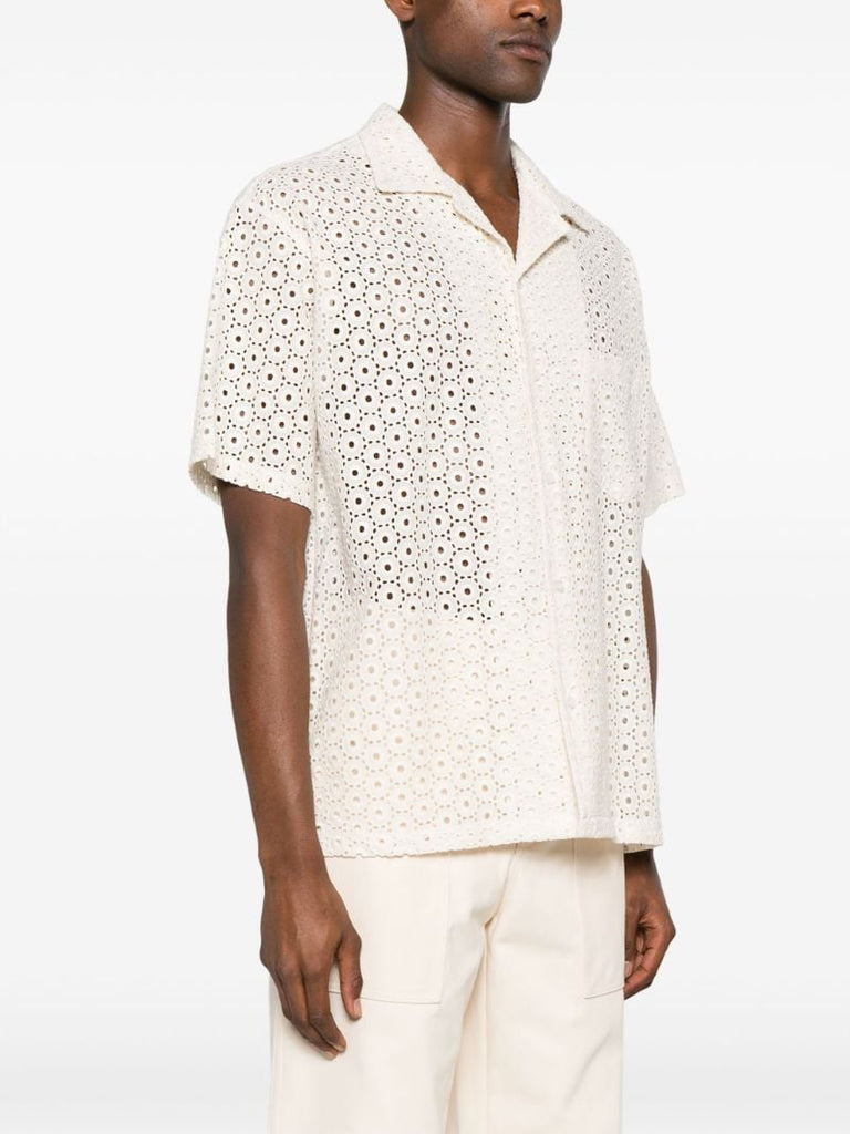 Neutral Landon Broderie-anglaise Shirt