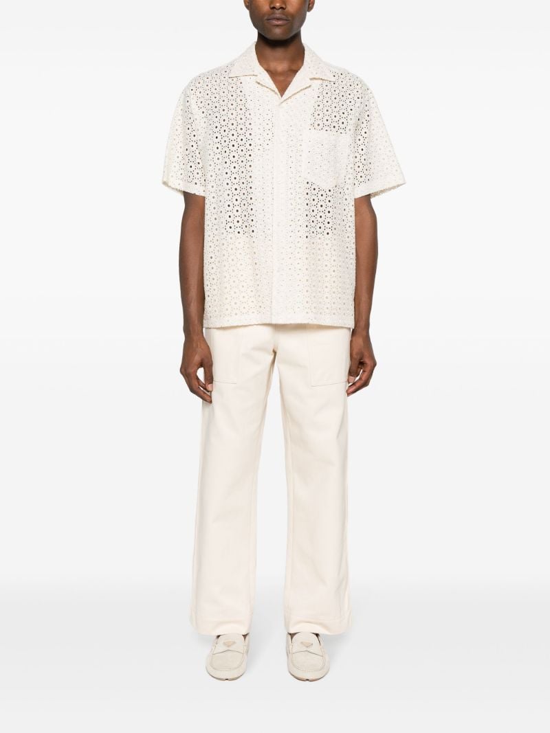 Neutral Landon Broderie-anglaise Shirt