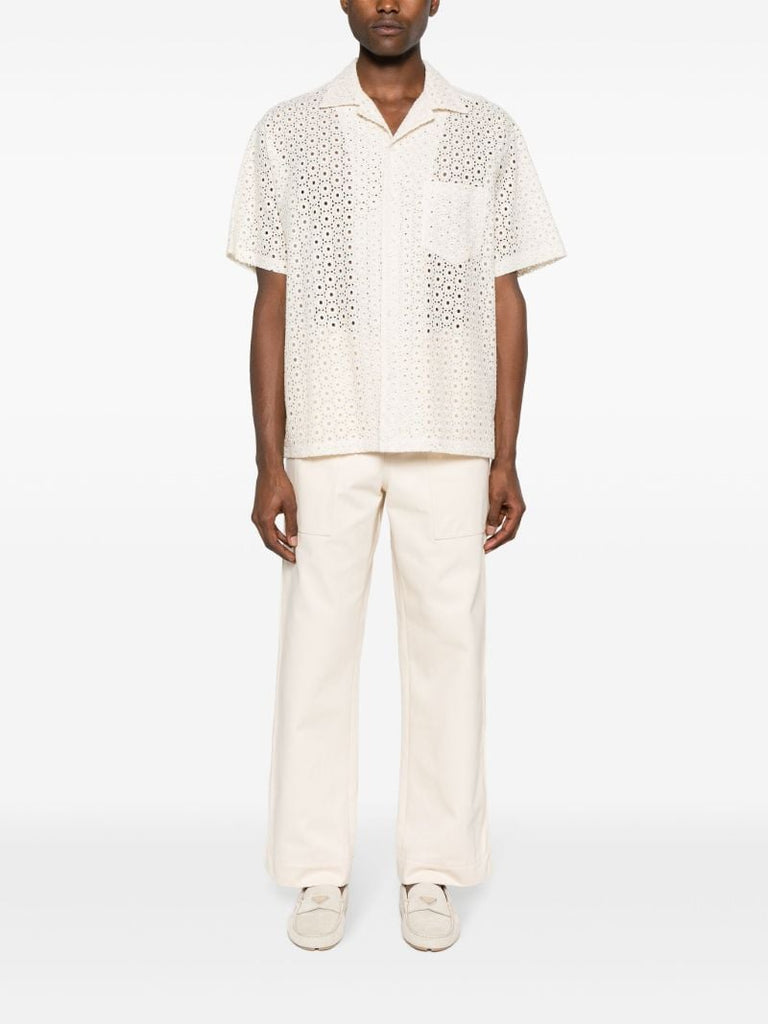 Neutral Landon Broderie-anglaise Shirt