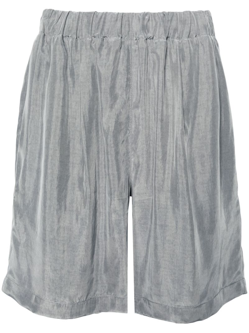 Grey Leland Elasticated-waistband Shorts