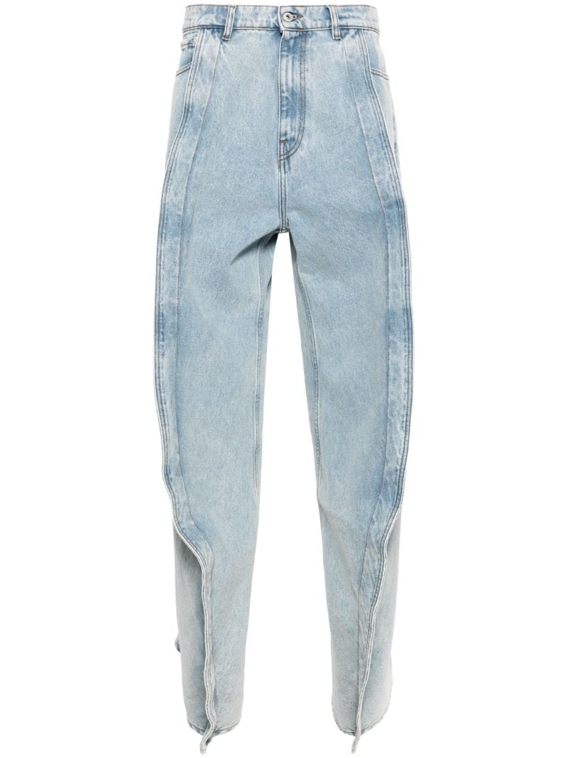 Blue 3d-detail Organic Cotton Jeans