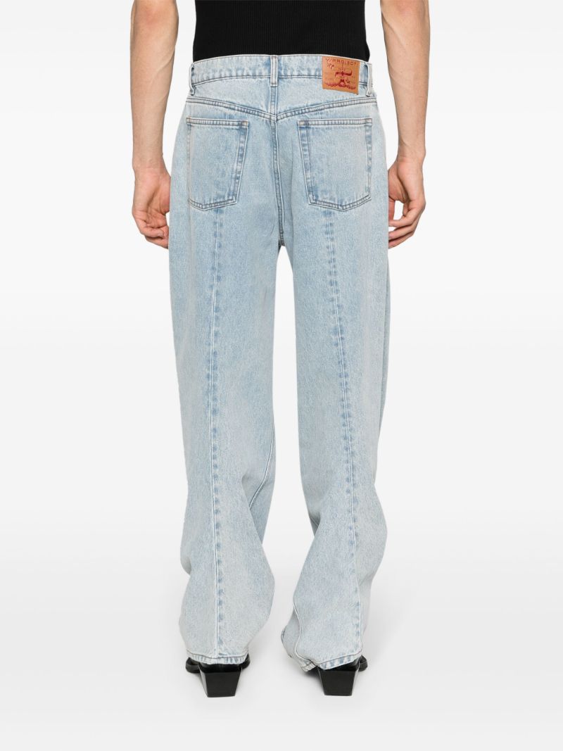 Blue 3d-detail Organic Cotton Jeans