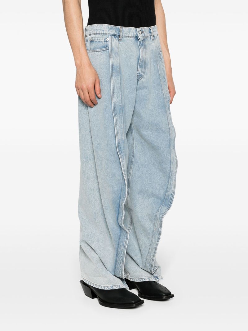 Blue 3d-detail Organic Cotton Jeans