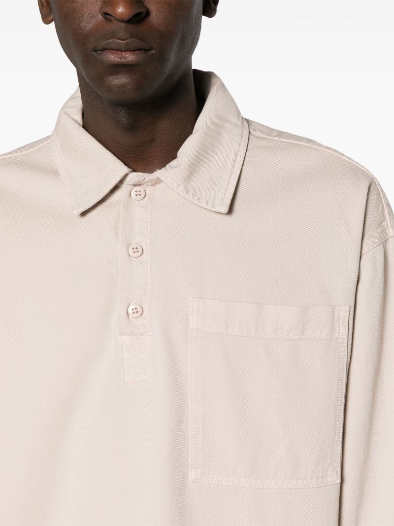 Neutral Ray Cotton Polo Shirt